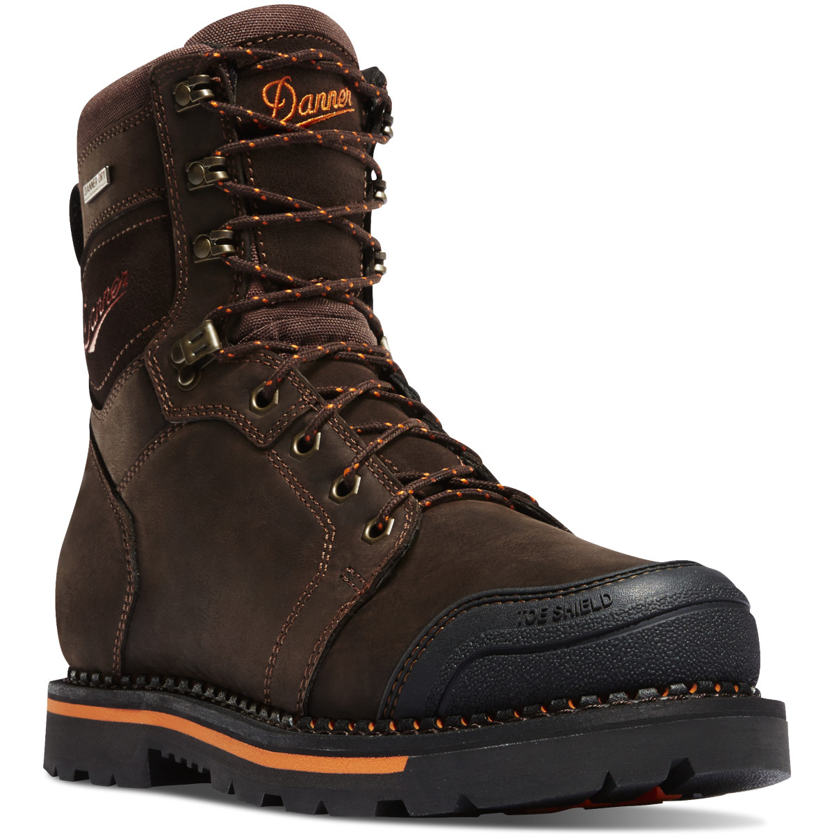 Danner Trakwelt 8 Composite Toe Dark Brown Work Boots Mens - South Africa 16785LHQJ